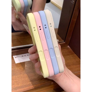 เคส ซิลิโคน กันเปื้อน กำมะหยี่ Silicone Cover Case For iPhone 17 17Pro 17Air 17Promax 11/12 16 Promax 13 14 Pro max 15