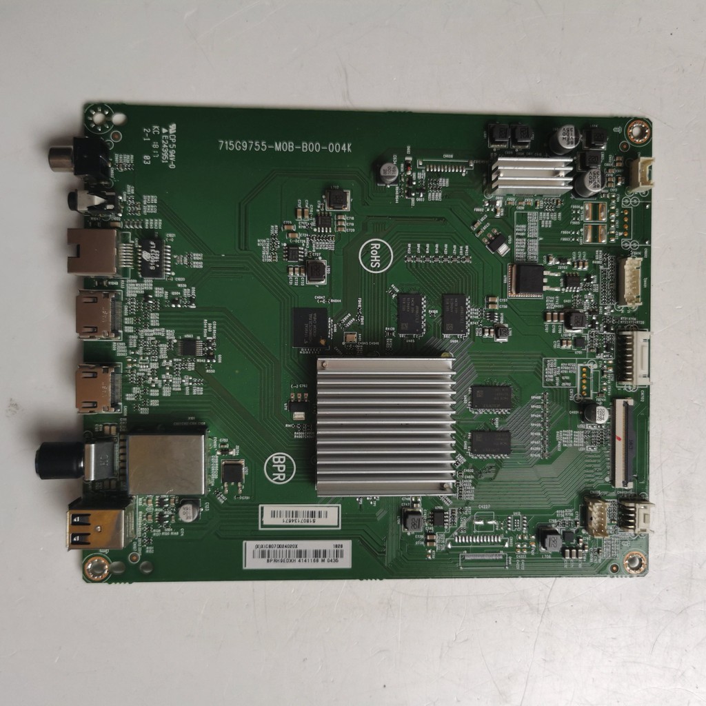 Philips 65PUF6693/T3 เมนบอร์ด 715G9755-M0B-B00-004K หน้าจอ TPT650J1-QUBNBK