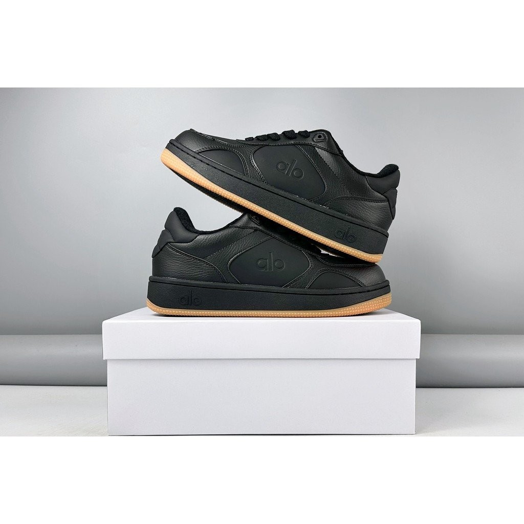 Alo Recovery Mode yoga Yi Mengling Jisoo Same Style Small Black Shoes รองเท้าสีขาว QN5I