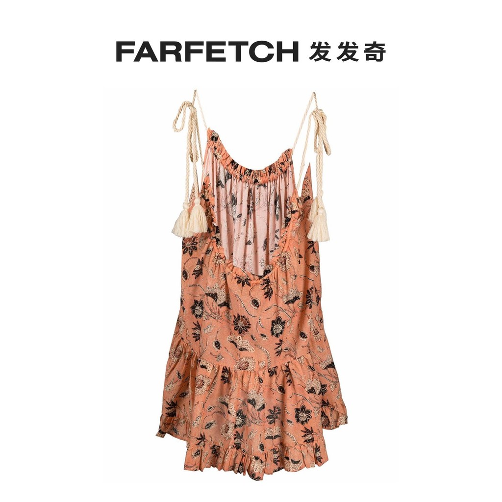 ชุดเดรส Damen Trula ลายปอมปอม จาก Ulla Johnson เหมาะสำหรับทะเลในฤดูใบไม้ผลิและฤดูร้อน สินค้าใหม่