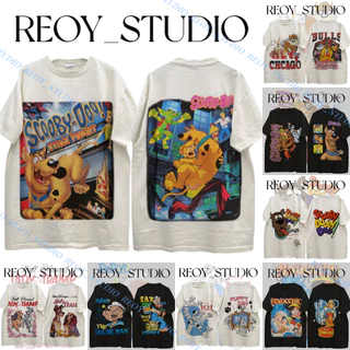 REOY_STUDIO♥เสื้อยืดทรงโอเวอร์ไซส์ Unisex งานผ้า oversize เสื้อยืดเกาหลี เสื้อยืดผู้หญิงลายน่ารัก c6