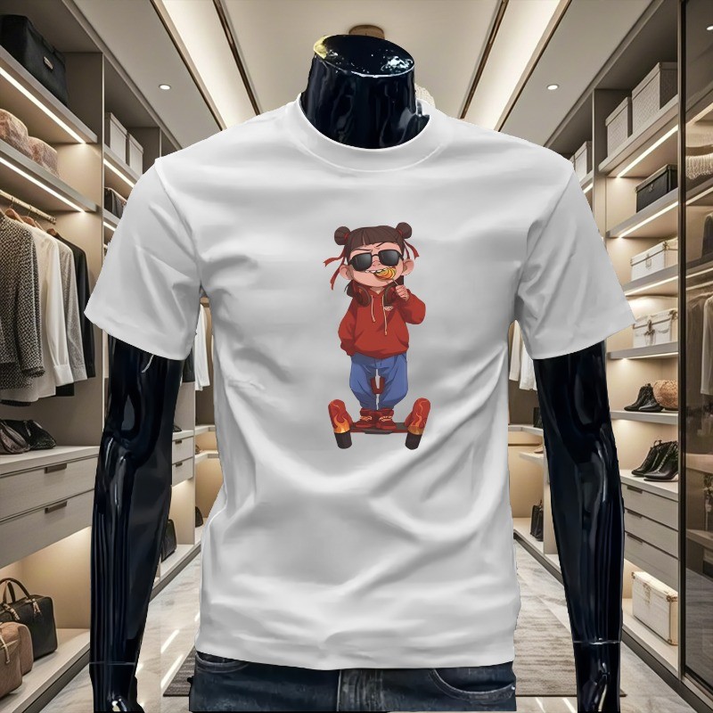 2025 NEW 2025P17 (Pure Cotton 230g) D2355 Black/White/Colorful M-5XL new23 CE5D