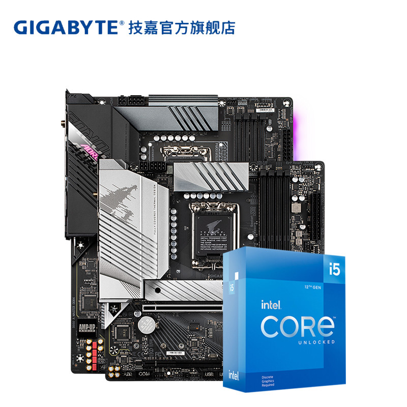 Intel I5/I7 12600KF/12700F/KF/K B660M/B760M เมนบอร์ด Gigabyte ชุด CPU