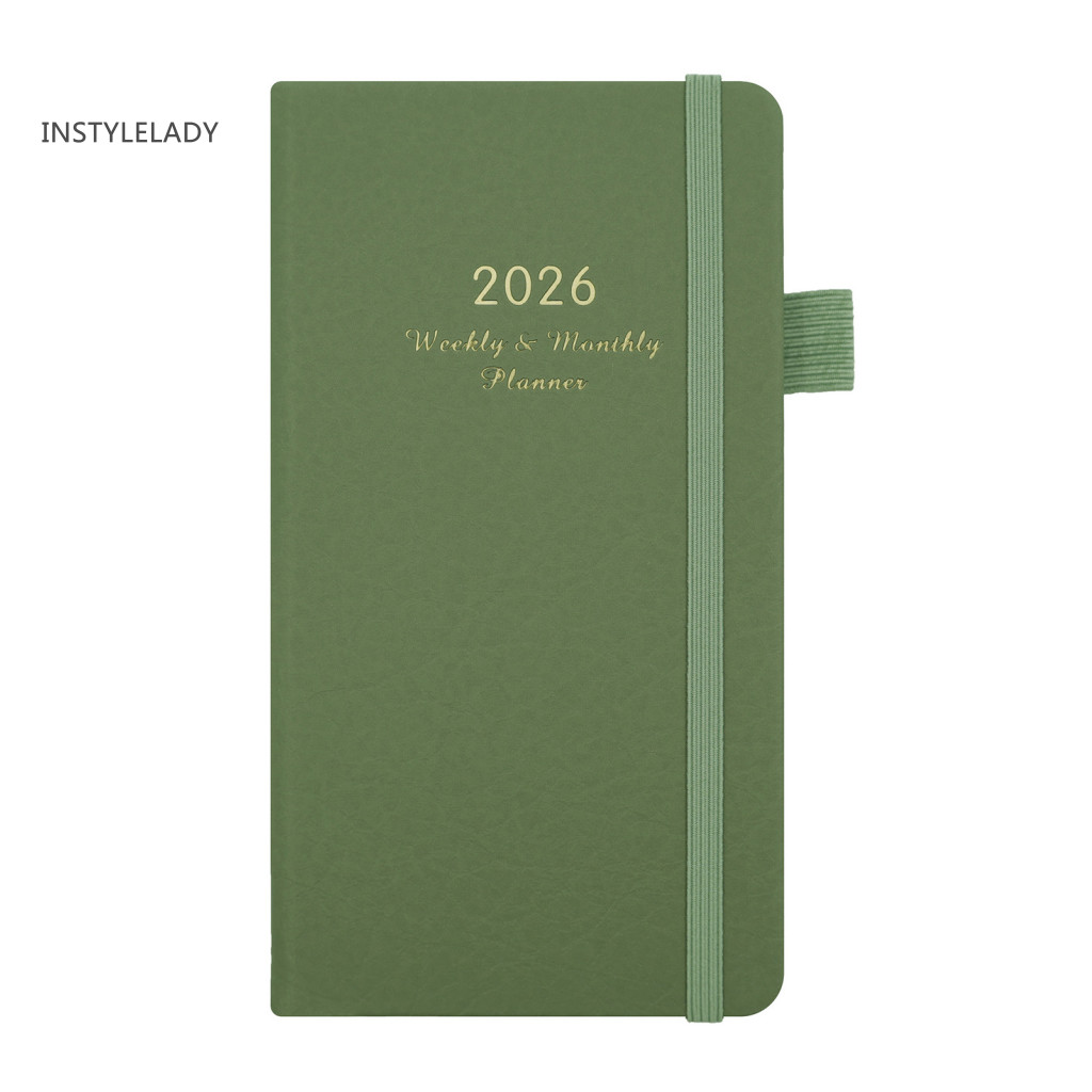 อินสไตล์ผู้หญิงเป้าหมายติดตามวางแผน2026วางแผน2026นักวิชาการกับปากกาห่วงริบบิ้นที่คั่นรายสัปดาห์รายเดือนการจัดการกําหนดวารสารสําหรับเอเชียตะวันออกเฉียงใต้นัก