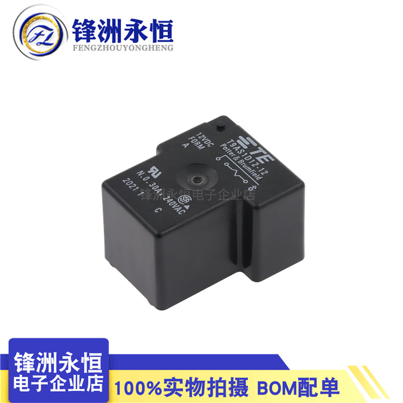 T9AS1D12-12 12VDC T9AS1D12-24 24VDC 4 Pin 30A TE TE รีเลย์