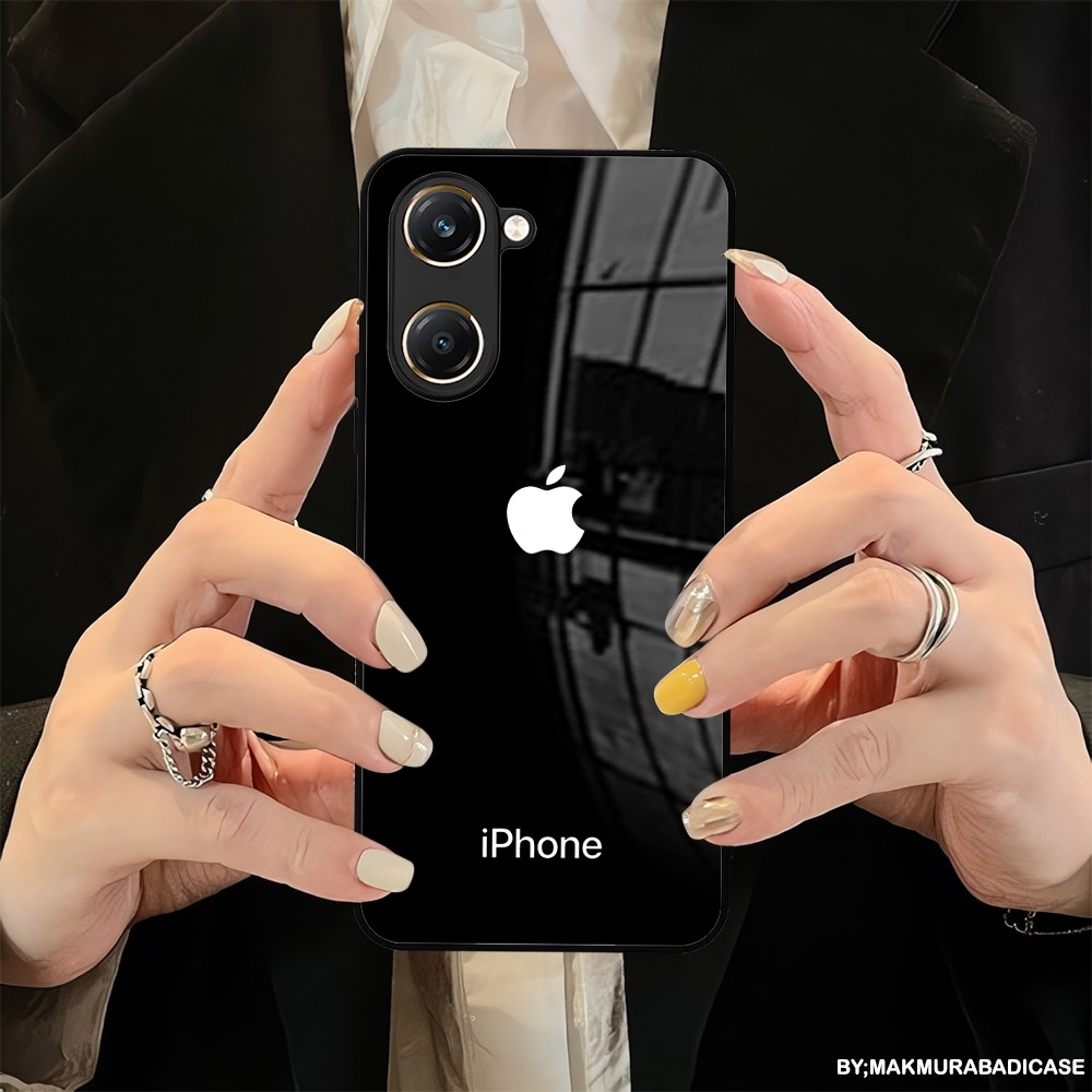 HP Glossy 2D Glass Softcase สําหรับ Vivo Y03 - Vivo Y03T - Vivo Y18 เคสล่าสุด - เคสซิลิโคน TPU