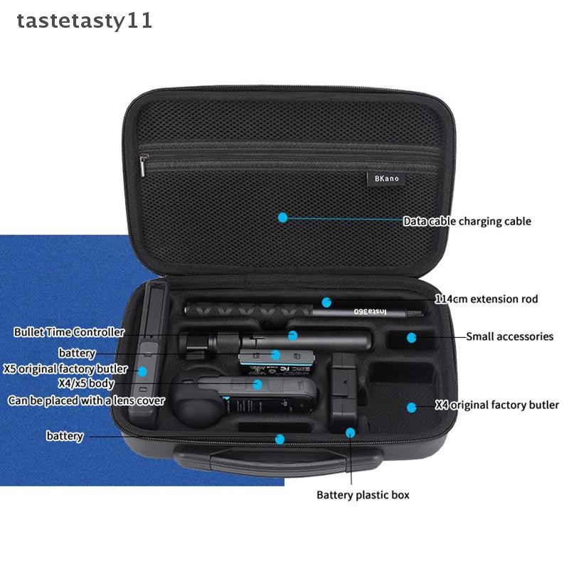 TA กล่องสําหรับ Insta360 X5 X4 กระเป๋ากล้องแบบพกพากระเป๋าป้องกันสําหรับ Insta360 X4 Action กล้องอุปกรณ์เสริม TH thumbnail 10