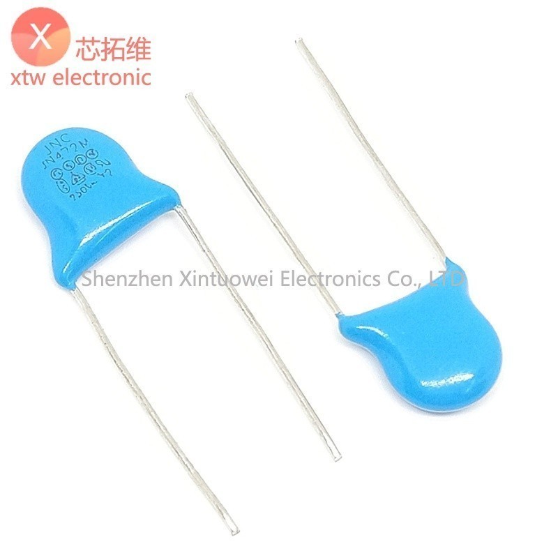 10 ชิ้น/ล็อตแรงดันสูง Porcelain ชิปความปลอดภัยระเบียบ Y Capacitor 250V 472M 4700pF 4.7nF X1 Y2 Capac