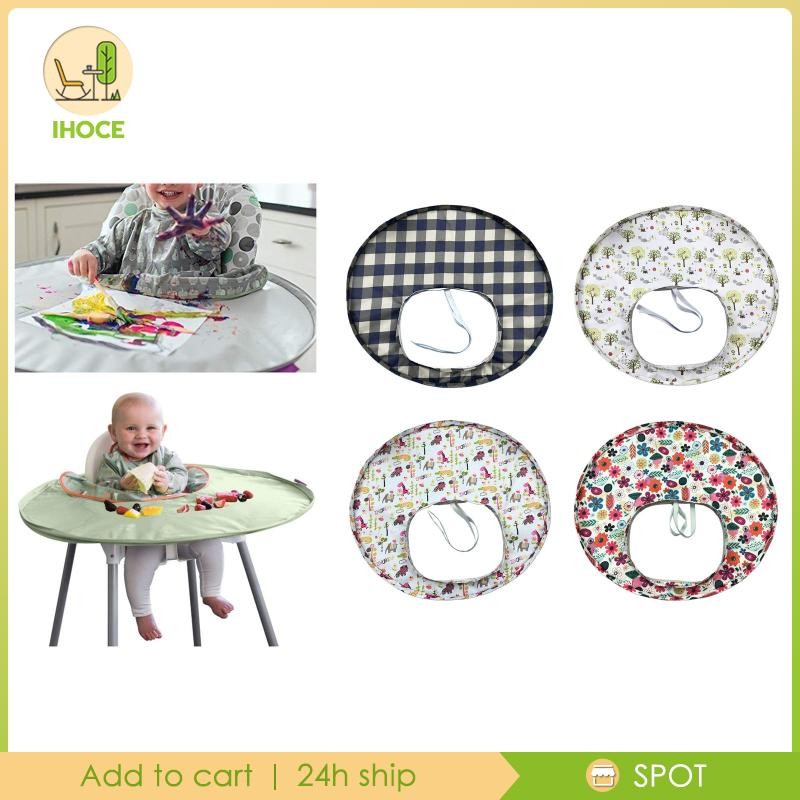 [Ihoce] Liner Mat Baby High Chair Placemat อเนกประสงค์ Leak-proof Eating Table Mat Placemat for Baby