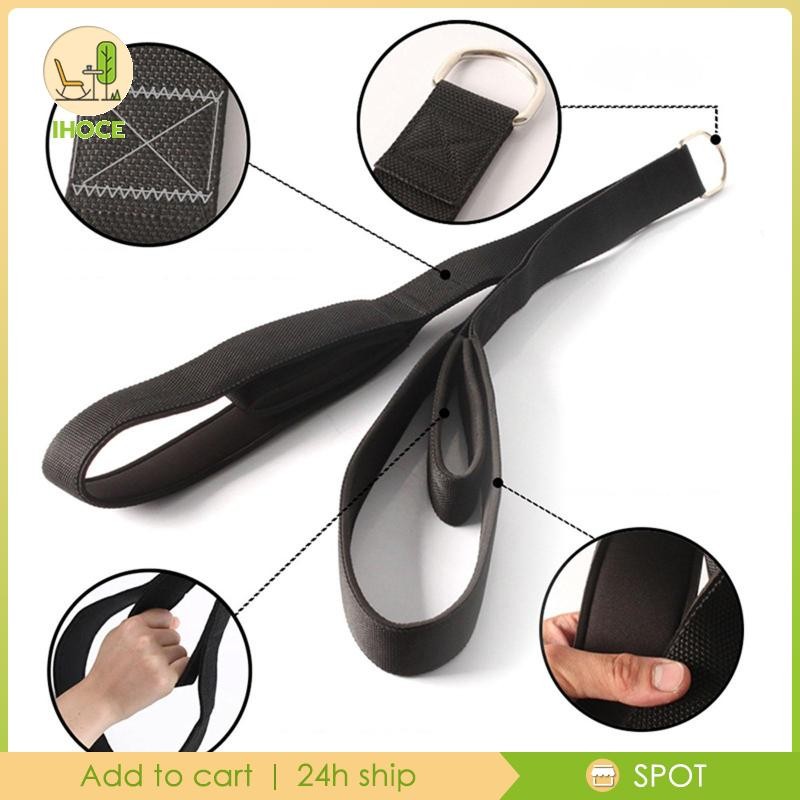 [Ihoce] Gym Rope Pull Down Strap Ab Crunch Strap Strength Fitness Cable Machine Gym