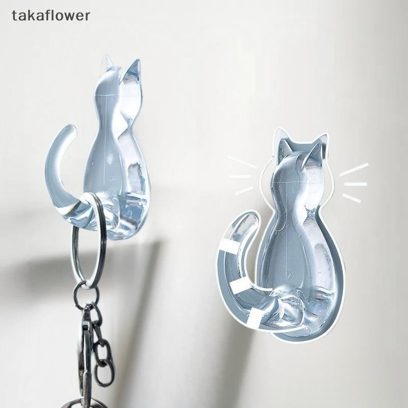 Takaflower 10 ชิ้น Hook-Drilling Wall Hook -Drilling Wall Hook มัลติฟังก์ชั่นติดผนัง Hook สําหรับเสื