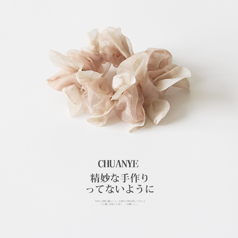 【ซื้อ 1 แถม 1 + เครื่องประดับผมกล่องตาบอด 1 ชิ้น】CHUANYE ฝรั่งเศสญี่ปุ่นสไตล์เกาหลี High-End หรูหราลูกไม้ผมแหวนหญิงสไตล์ใหม่หรูหราอ่อนโยนน่ารักยางรัดผมเชือกปกสีขาวจัดเลี้ยงนักเรียนต้องมีเครื่องประดับผม