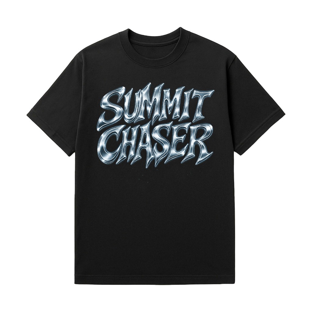 Artrek BLACK SUMMIT CHASER TRAILMANIA เสื้อยืด - ลําลองสบาย BASECAMP GYM OFFICE SCHOOL