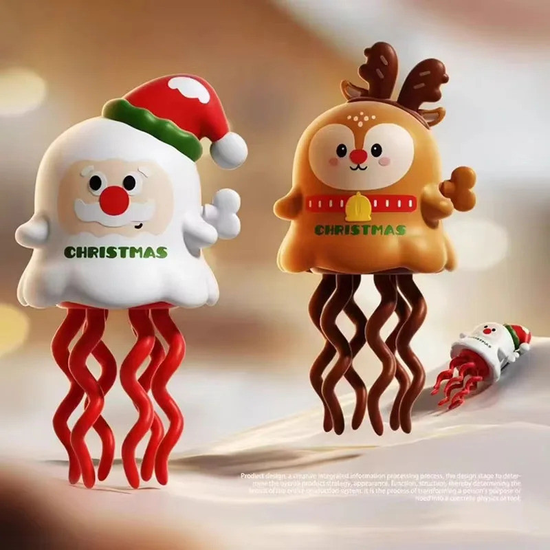 Magic เต้นรํา Octopus ของเล่นเด็ก Crawling Move Sensory เกมเด็ก Ghost ฟักทอง Octopus ฮาโลวีน Prank Interaction Fidget ของเล่นของขวัญ Chirtmas