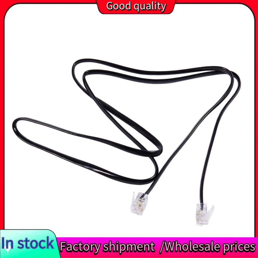 Stock-RJ11 6P4C สายสายโทรศัพท์ โมเด็ม ADSL