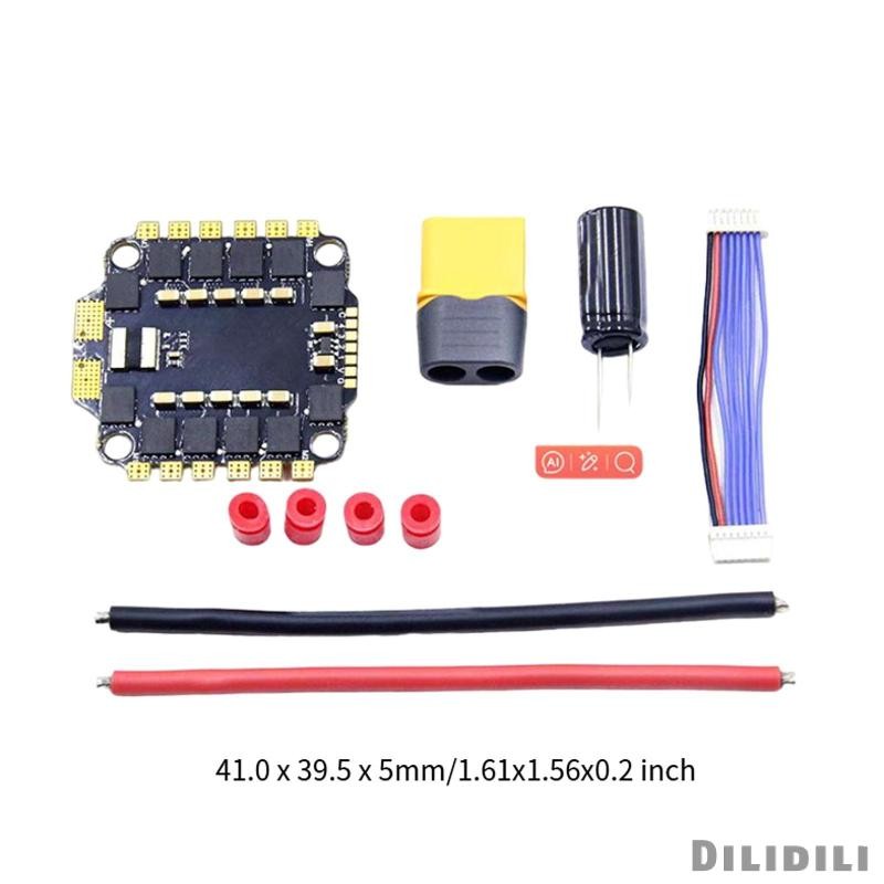 [Dilidili] Mini ESC สําหรับโดรนพร้อม FC Stack ดีไซน์ 4 in 1 เข้ากันได้กับโดรนแข่ง