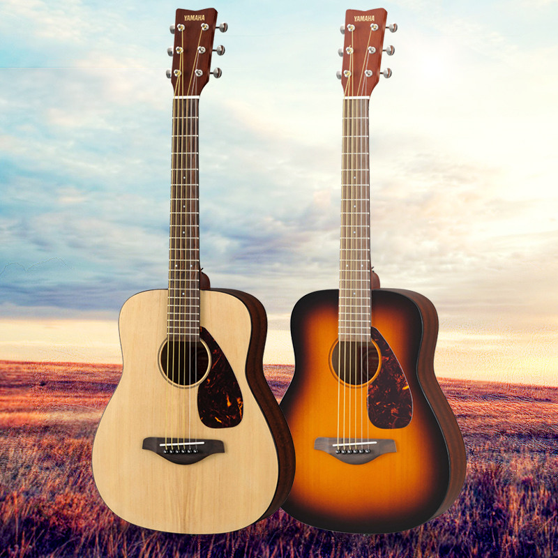 Yamaha กีตาร์เริ่มต้นเบื้องต้นพื้นบ้าน JR2/JR2S ห้องเรียนผู้ชายผู้หญิง 113 ซม.แบบพกพา Travel Edition