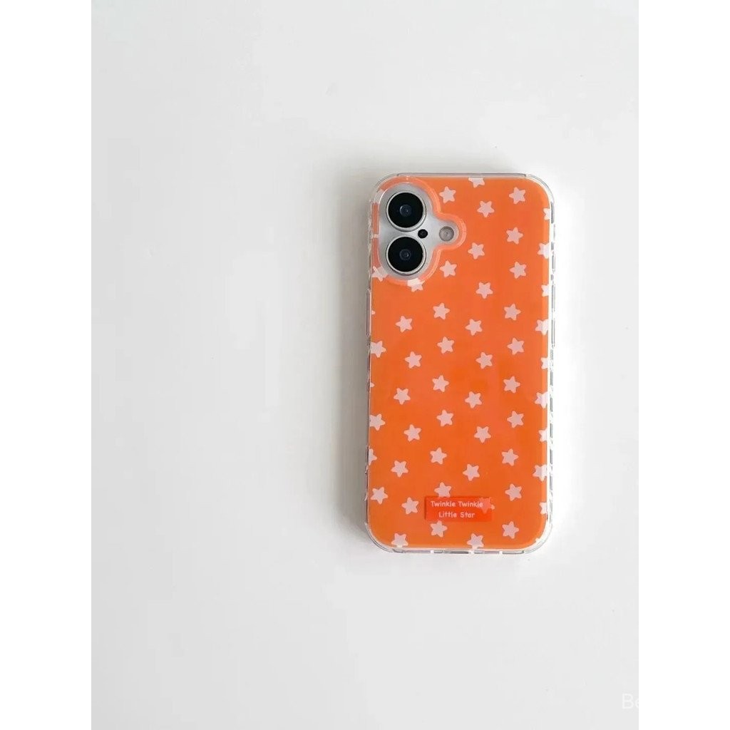 เคสโทรศัพท์โทรศัพท์ เหมาะสําหรับ iPhone IMD Orange Star เหมาะสําหรับ iPhone17/16 Jelly เคสโทรศัพท์ 1