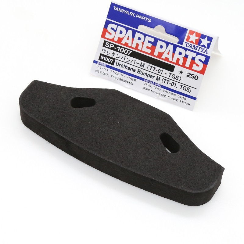 TAMIYA TAMIYA 51007 TT01/TT02 ฟองน้ําป้องกันการชนกัน M ขนาด/สีเทา (กว้างประมาณ 53 มม.)