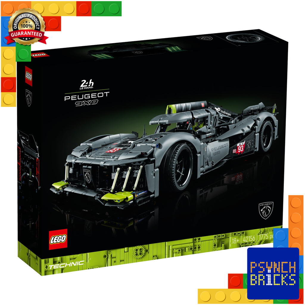LEGO Technic 42156 PEUGEOT 9X8 24H Le Mans Hybrid Hypercar (ของแท้-พร้อมส่ง)