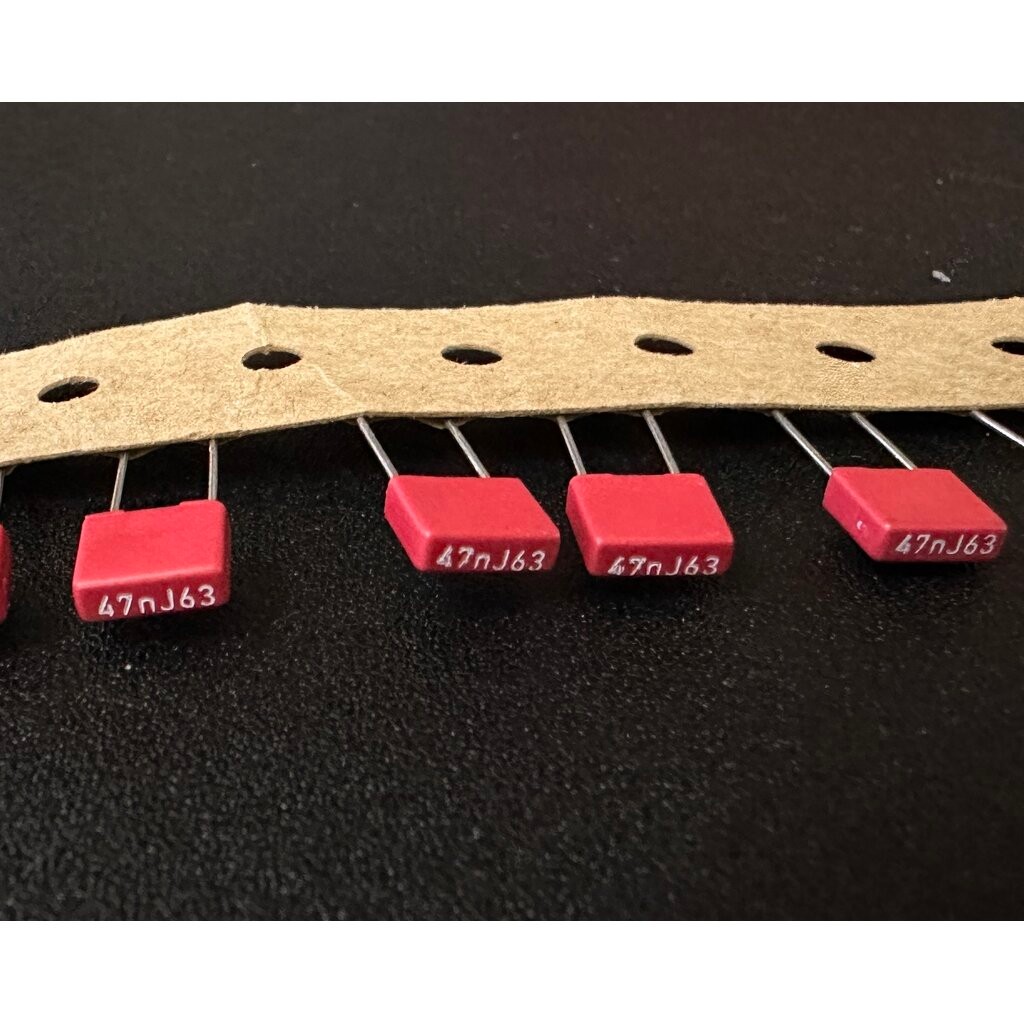 (10ตัว) [F-CAP] 0.047uF/63V WIMA MKS2 5% 2.5x7.3 H6.5 P=5mm