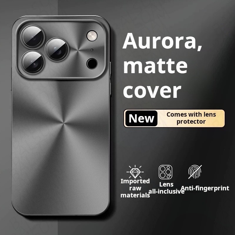 ขั้นสูง Aurora CD รูปแบบ Matte สําหรับ iPhone 11/12/13/14/15/16/17 Pro Max/Plus/Air - เลนส์ฟิล์มป้องกันและเกราะกันกระแทก