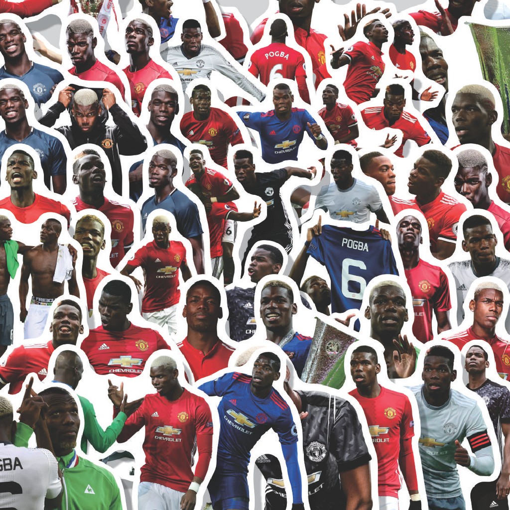 Paul Pogba - สติ๊กเกอร์แพ็คตัด Mu V1 100 ชิ้น น่ารัก Cool Aesthetic Series สําหรับกระเป๋าเดินทาง วัส