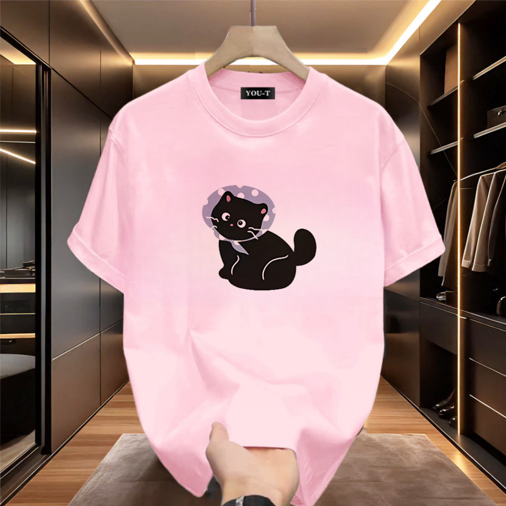 T-ShirtTha เสื้อยืดพิมลายน้องเเมว น่ารัก มี5สี ดำ ขาว เเดง ชมพู่ ดรีม สามารถเลือกซื้อได้เลยน่ะค่ะ กดสั่งซื้อเลย B0053