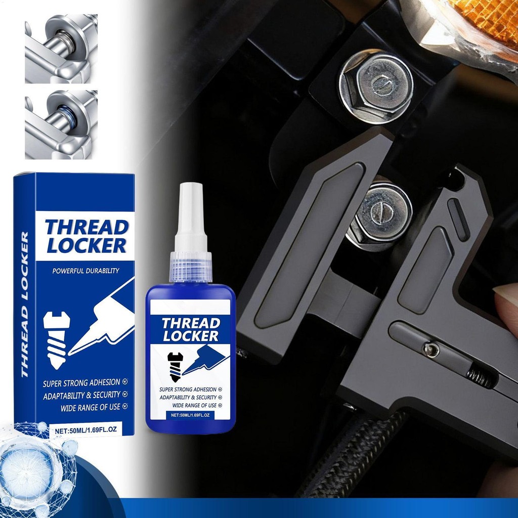 Thread Sealant Locker 50Ml Thread Lock Medium High Strength Lock แน่นถอด Threadlocker Metal bunverth