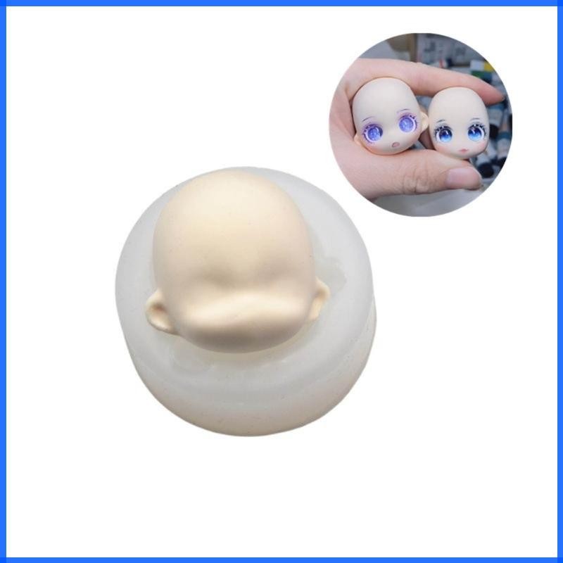 Con Baby Face Clay Mould Face Mould Epoxy Resin Mould สําหรับตกแต่งเค้ก