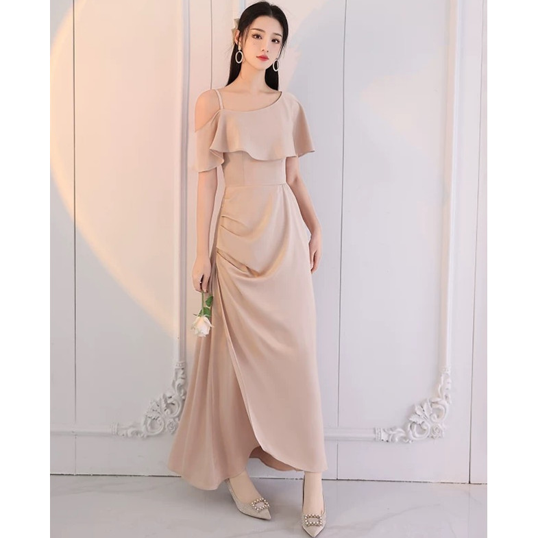 ดีไซน์ ผ่าขาสวยสง่า ดีไซน์หรูสำหรับออกงานวาเลนไทน์หรือแต่งงาน ดีไซน์หรูสำหรับออกงานวาเลนไทน์หรือแต่งงาน3XL