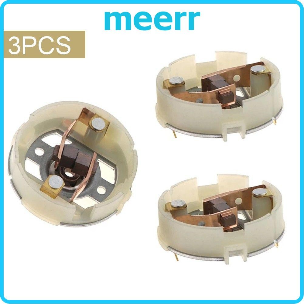 MEERR 3PCS RS550 มอเตอร์มุมบดเปลี่ยนชาร์จเจาะส่วนประกอบสําหรับ RS550 มอเตอร์