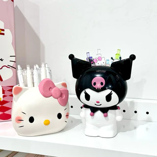 ที่ใส่ปากกาคิตตี้สุดน่ารัก กล่องเก็บเครื่องเขียน กล่องเก็บของบนโต๊ะ ของตกแต่ง เครื่องเขียนนักเรียน