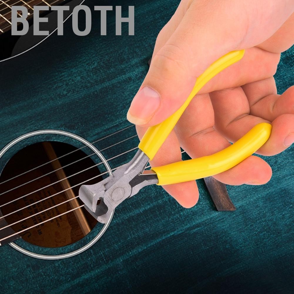 Betoth คีมซ่อมกีตาร์ เครื่องมือ ออกแบบตามหลักสรีรศาสตร์ สะดวกในการใช้สำหรับการตัดเฟรตหรือสายหลัก