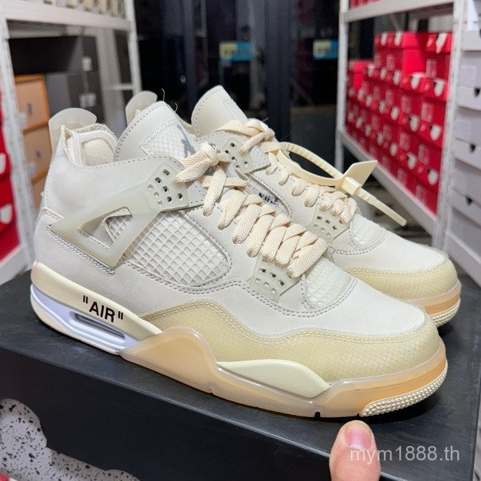 Cool Cushion Explosion OFF WHITE [GX No.1]AJ4 รองเท้ากีฬาผู้ชาย OFF-WHITE AJ4 Fan EU40-48.5 47WQ