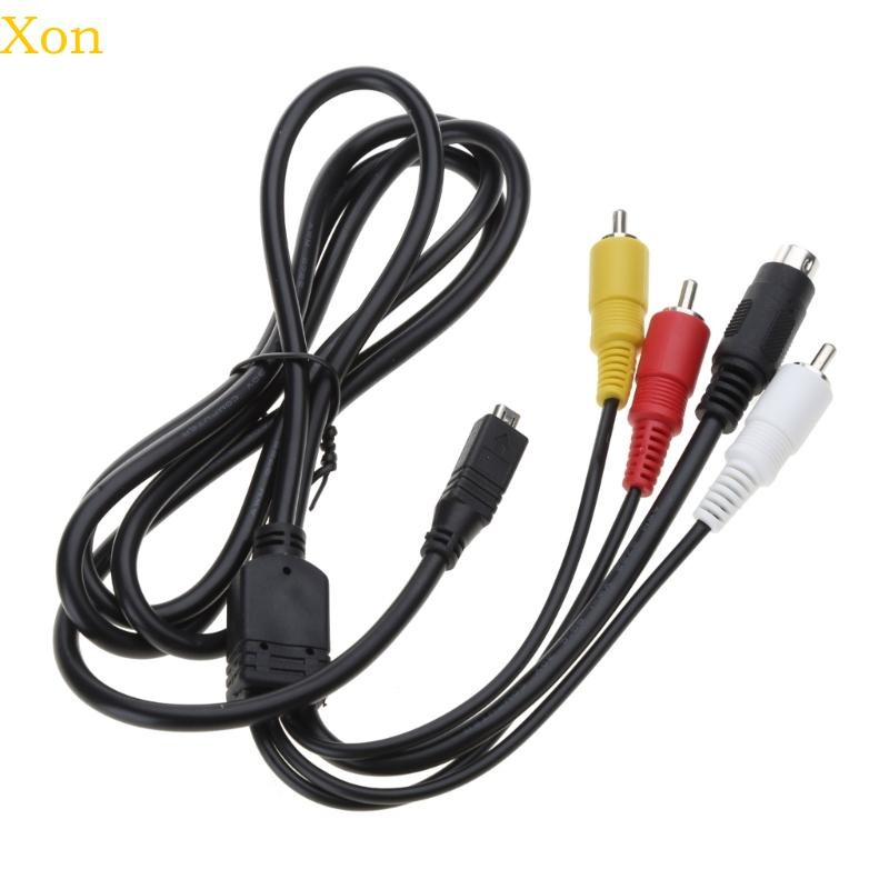 Xon สําหรับสายวิดีโอ VMC-15FS วิดีโอสาย RCA สําหรับ Handycam กล้องวิดีโอ DCR-DVD DCR-HC DCR-SR DCR-S