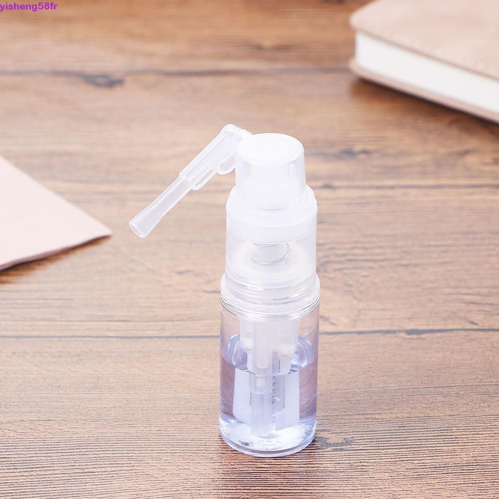 YISHENG Atomizer ขวดรีฟิลการ์ดทํากลิตเตอร์แห้งสีสันสดใสคอนเทนเนอร์เครื่องจ่ายผงแห้งแบบพกพา