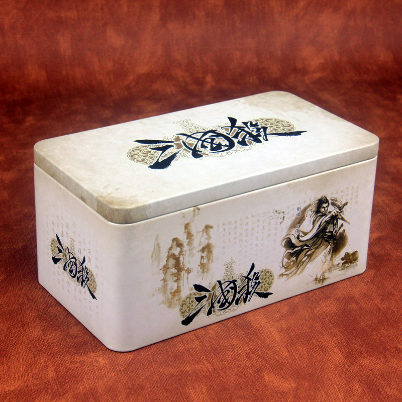 สามก๊กฆ่ากล่องดีบุกกล่องเก็บการ์ด Lord Diaochan God Lu Bu Zhao Yun Xiaoqiao Liu Bei Guo Jia เกมกระดา