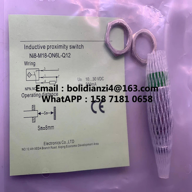 จัดส่งรวดเร็ว เซ็นเซอร์ใหม่ NI8-M18-ON6L-Q12 NI8-M12-ON6L ในสต็อก