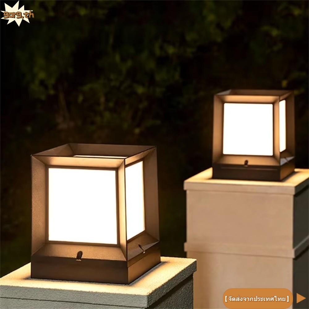 ไฟ LED กลางแจ้ง แบบคอลัมน์สไตล์โมเดิร์น 220V IP54 กันน้ํา