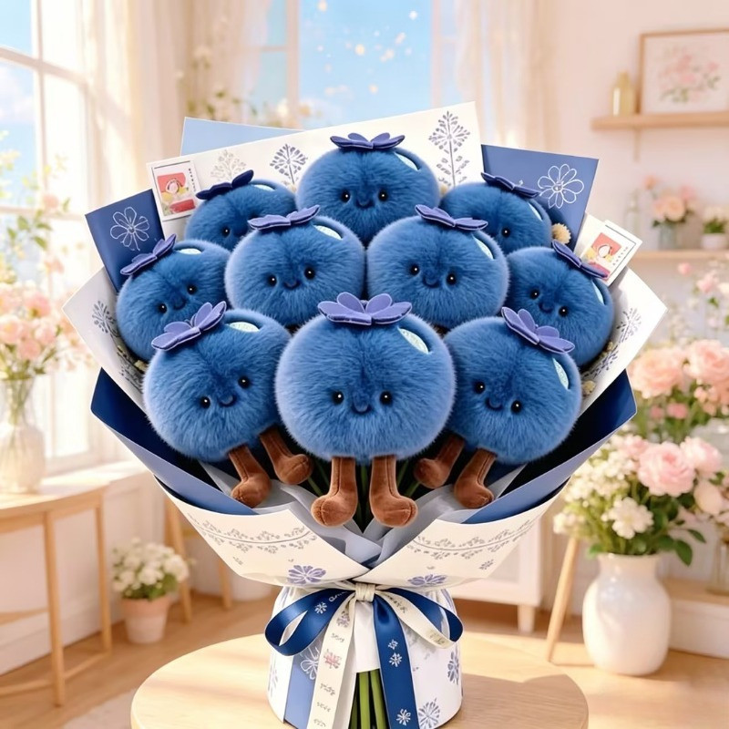 ผลไม้น่ารักของเล่นตุ๊กตานุ่มยัดไส้อะโวคาโดมะม่วงมะพร้าวบลูเบอร์รี่ตุ๊กตา น่ารัก ตุ๊กตา เหมาะสําหรับเด็กเล่นและวันหยุดของขวัญ