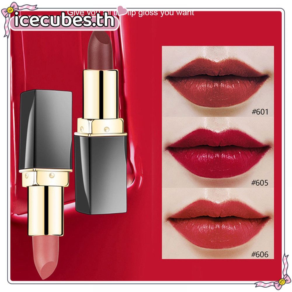 KK Beauty 6 สี Nayou ลิปสติกเนื้อแมท กันน้ําและไม่ติด ลิปกลอสเนื้อแมทให้ความชุ่มชื้นยาวนาน