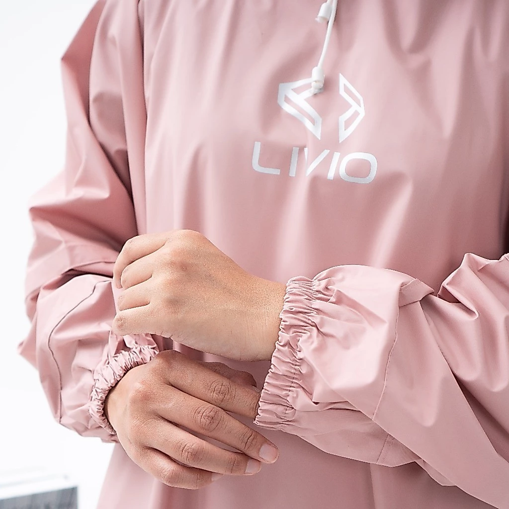 LIVIO เสื้อกันฝนชุดจัมโบ้กางเกงค้างคาว PVC 0.25 thumbnail 7