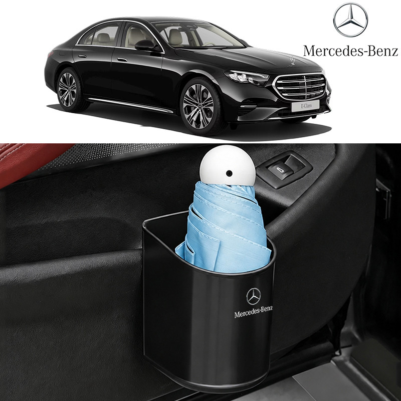 Mercedes-Benz EQE EQS A C E S CLASS GLA GLC GLE GLS CLE CLS ที่วางแก้วที่ประตู ABS กล่องถ้วยน้ำ กันน
