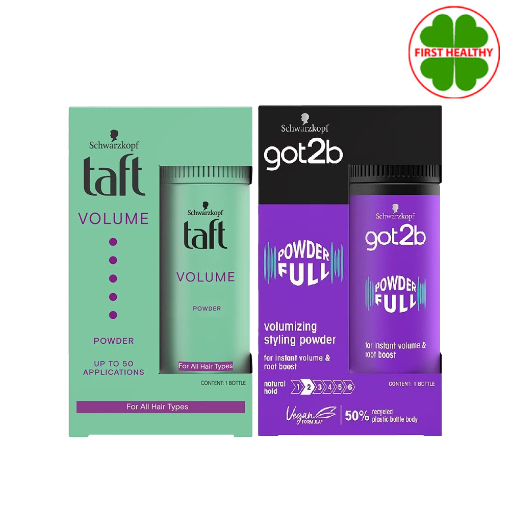 Schwarzkopf Taft Volume Powder / Schwarzkopf GOT2B POWDERFUL " แป้งใส่ผม " ( ขนาด 10 กรัม )