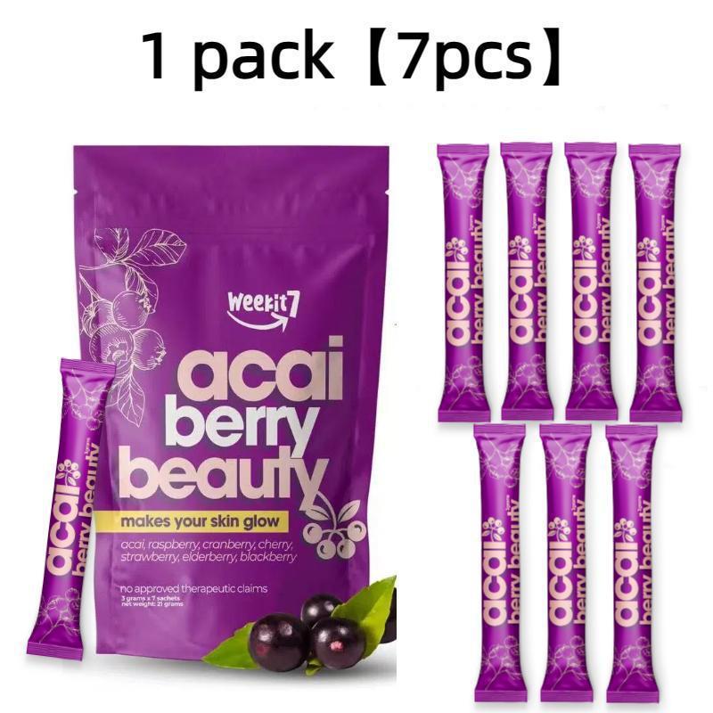 พร้อมสต็อก จัดส่งรวดเร็ว พร้อมส่ง Acai Berry Healthy Beauty Juice0616226