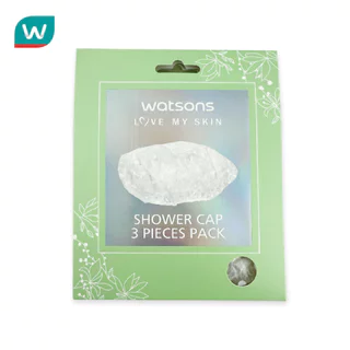 Watsons วัตสันหมวกคลุมผมขณะอาบน้ำ แพ็ค 3 ชิ้น