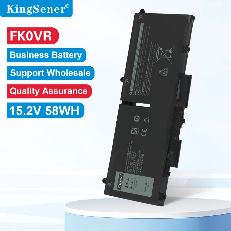 KingSener FK0VR แบตเตอรี่แล็ปท็อปสําหรับ DELL Latitude 5330 5430 7330 7430 7530 สําหรับ Dell precisi
