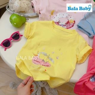 เสื้อยืดเด็กแฟชั่นเด็ก เสื้อยืดเด็กหญิง สีสันสดใส ลายน่ารักสุดคิ้วท์ ใส่สบาย ไม่ร้อน Size80-120cm DXT96