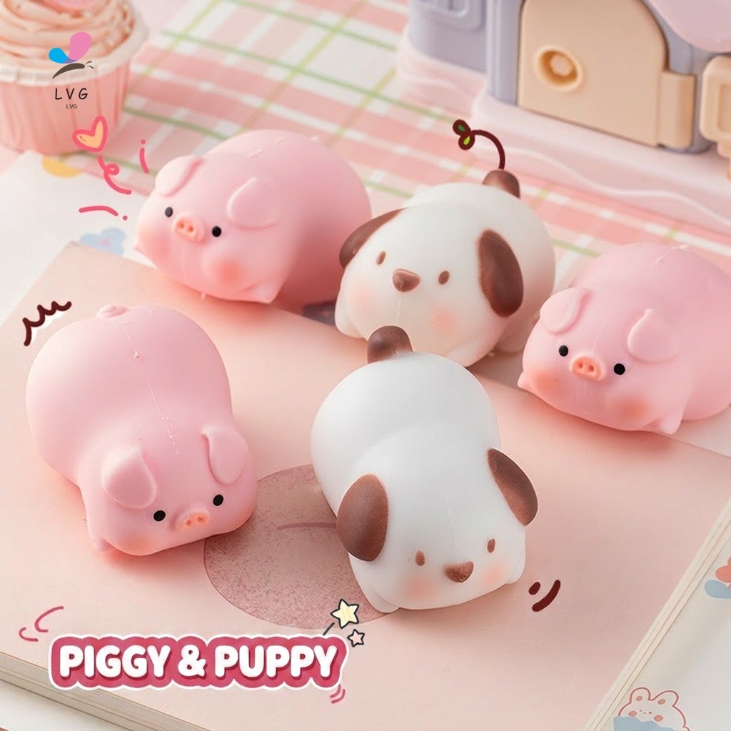 ของเล่นบีบอัดรีบาวด์ช้าสําหรับสัตว์เลี้ยง-ตุ๊กตาคลายเครียดหยิกน่ารักสําหรับเด็กผู้ใหญ่